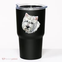 Cute Westie Dog Tumbler thumb 0