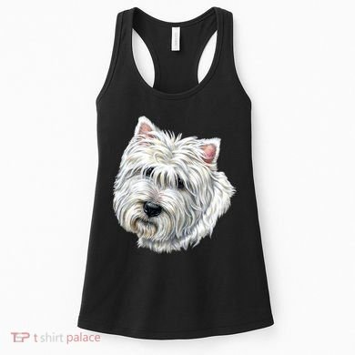 Cute Westie Dog Women's Tank Top