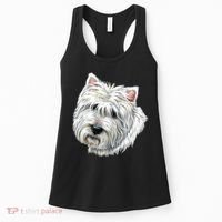 Cute Westie Dog Women's Tank Top thumb 0