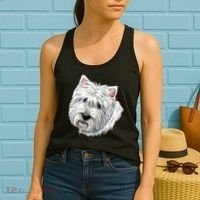 Cute Westie Dog Women's Tank Top thumb 2