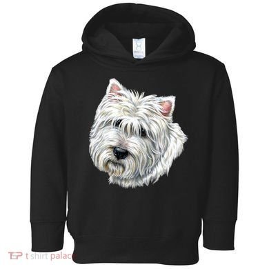 Cute Westie Dog Toddler Hoodie