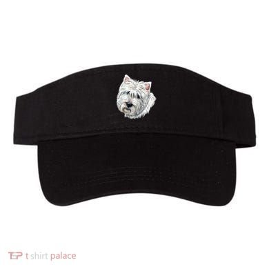 Cute Westie Dog Visor