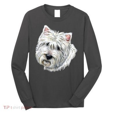 Cute Westie Dog Long Sleeve Shirt