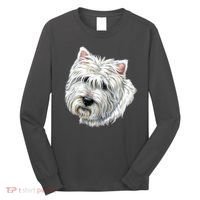 Cute Westie Dog Long Sleeve Shirt thumb 0
