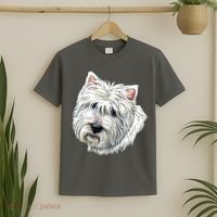 Cute Westie Dog T-Shirt thumb 2