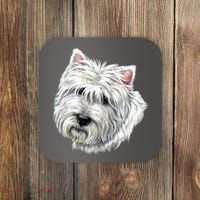 Cute Westie Dog Coaster thumb 0