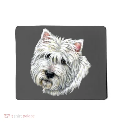 Cute Westie Dog Mousepad
