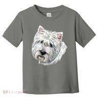 Cute Westie Dog Toddler T-Shirt thumb 0