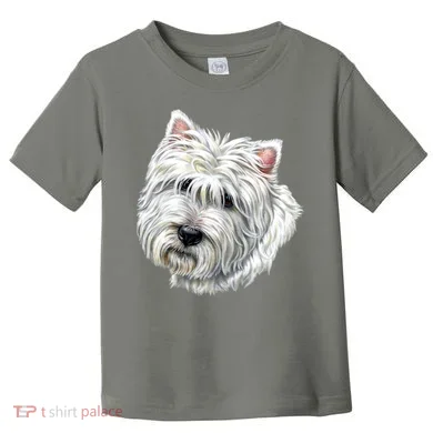 Cute Westie Dog Toddler T-Shirt