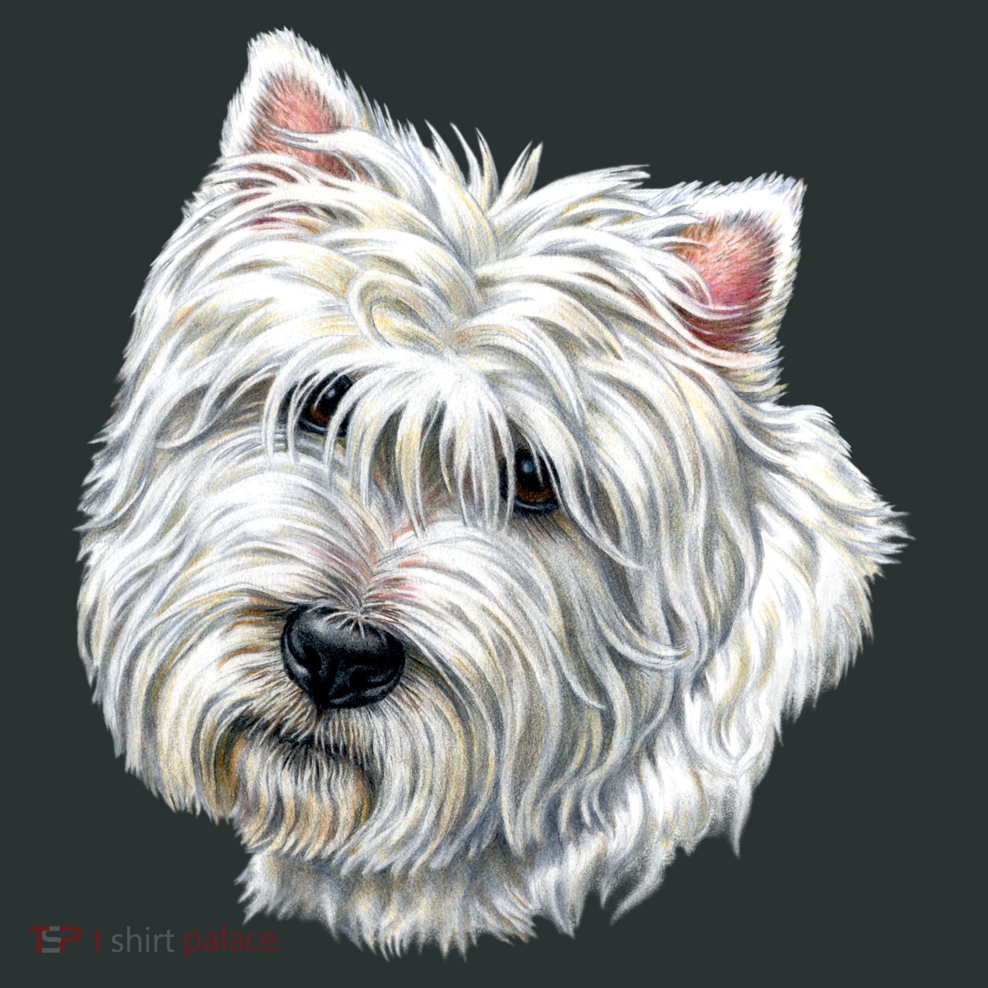 Cute Westie Dog Toddler T-Shirt