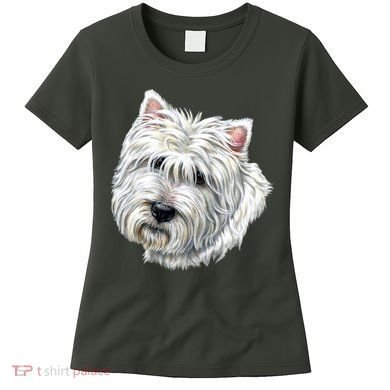 Cute Westie Dog Women's T-Shirt