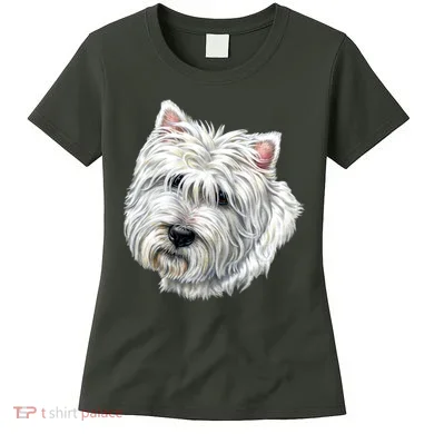 Cute Westie Dog Women's T-Shirt