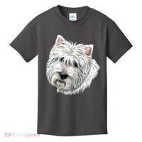 Cute Westie Dog Kids T-Shirt thumb 0