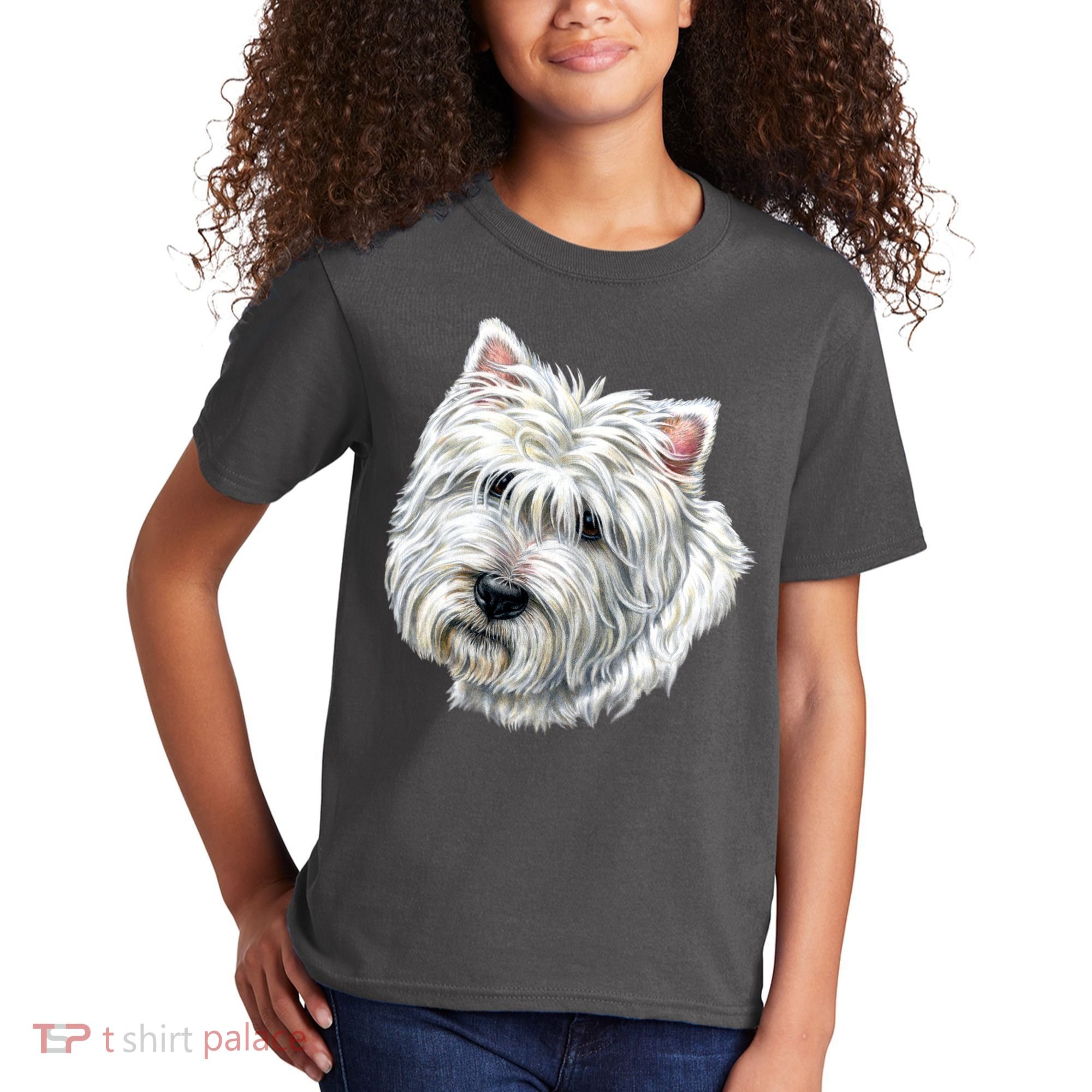 Cute Westie Dog Kids T-Shirt