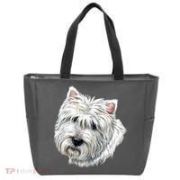 Cute Westie Dog Tote Bag thumb 0