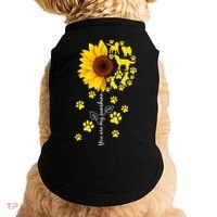 Cute You Are My Sunshine Sunflower Dogs Doggie Tank thumb 0