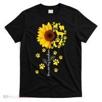 Cute You Are My Sunshine Sunflower Dogs T-Shirt thumb 0