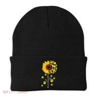 Cute You Are My Sunshine Sunflower Dogs Beanie thumb 0