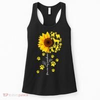 Cute You Are My Sunshine Sunflower Dogs Women's Tank Top thumb 0