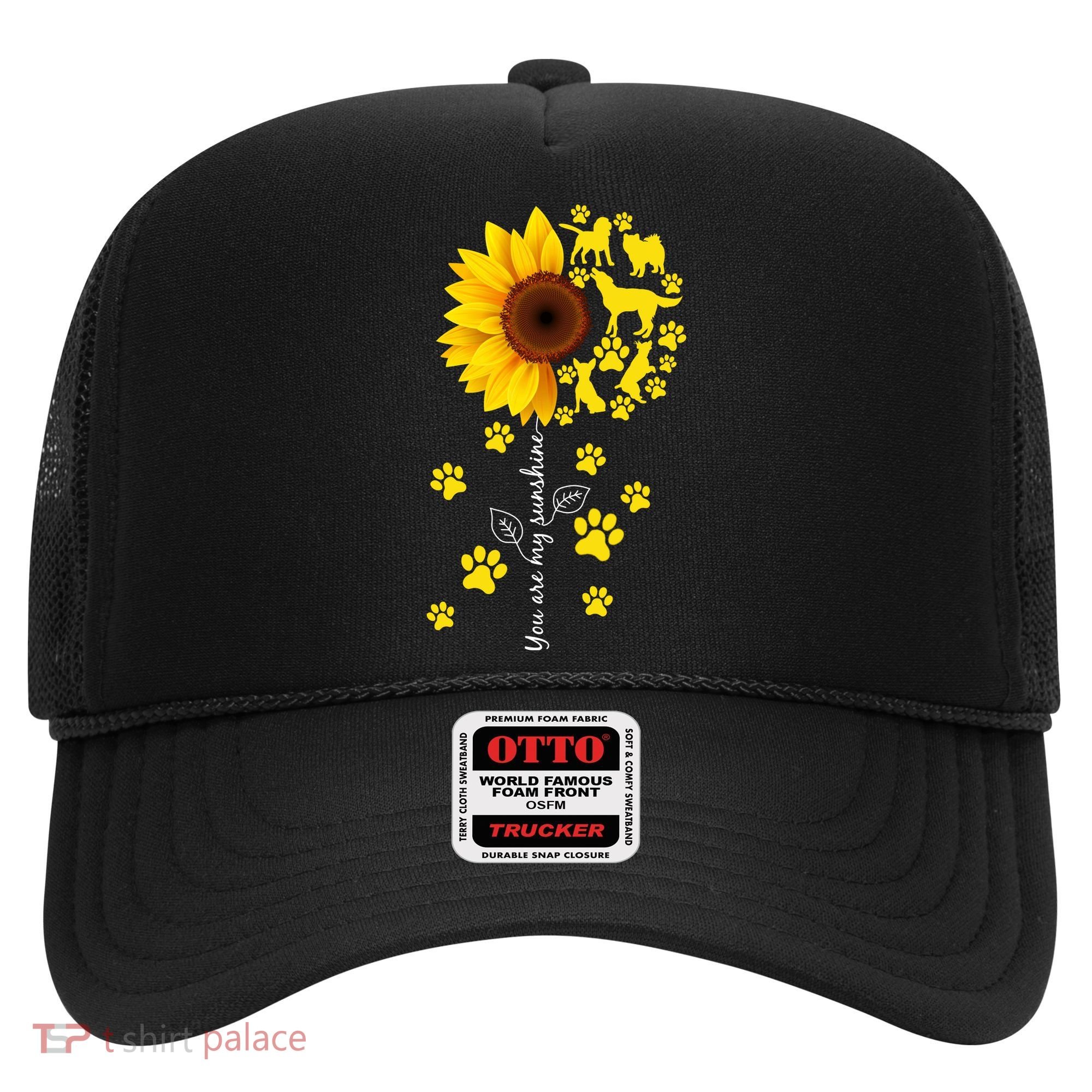Cute You Are My Sunshine Sunflower Dogs Hat