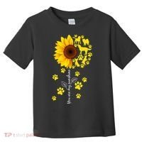 Cute You Are My Sunshine Sunflower Dogs Toddler T-Shirt thumb 0