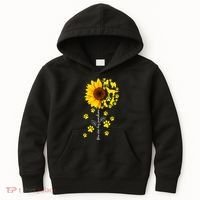 Cute You Are My Sunshine Sunflower Dogs Kids Hoodie thumb 0