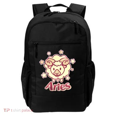 Cute Zodiac Aries Ram Backpack