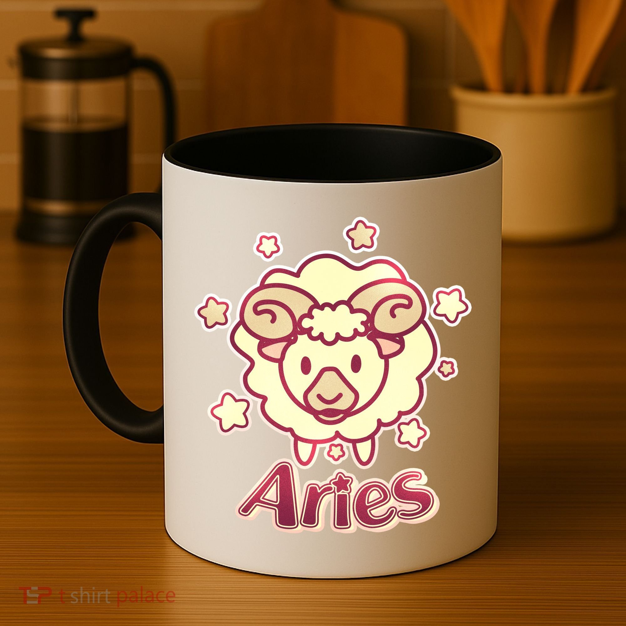 Cute Zodiac Aries Ram Coffee Mug