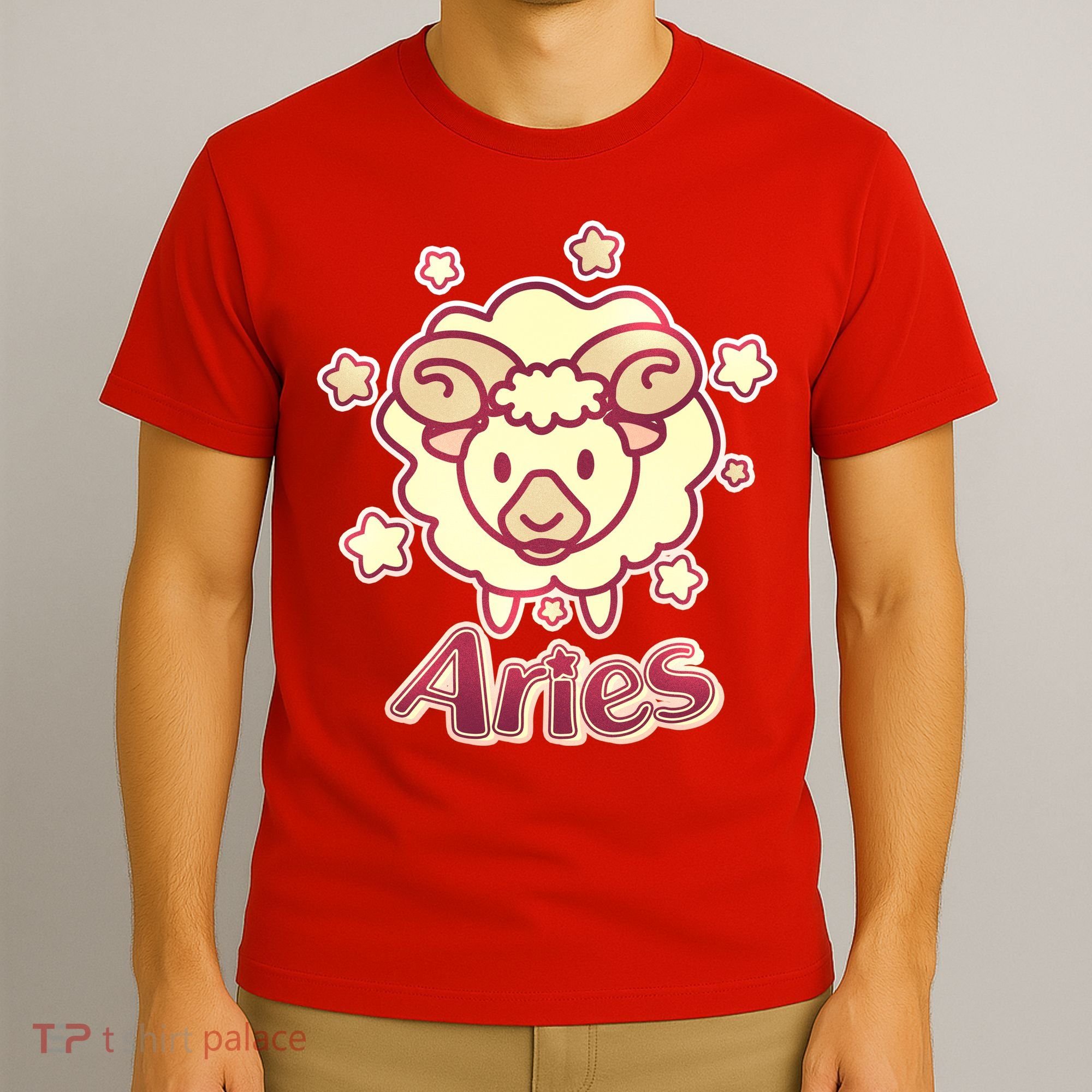 Cute Zodiac Aries Ram T-Shirt