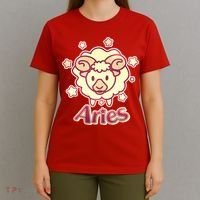 Cute Zodiac Aries Ram T-Shirt thumb 4