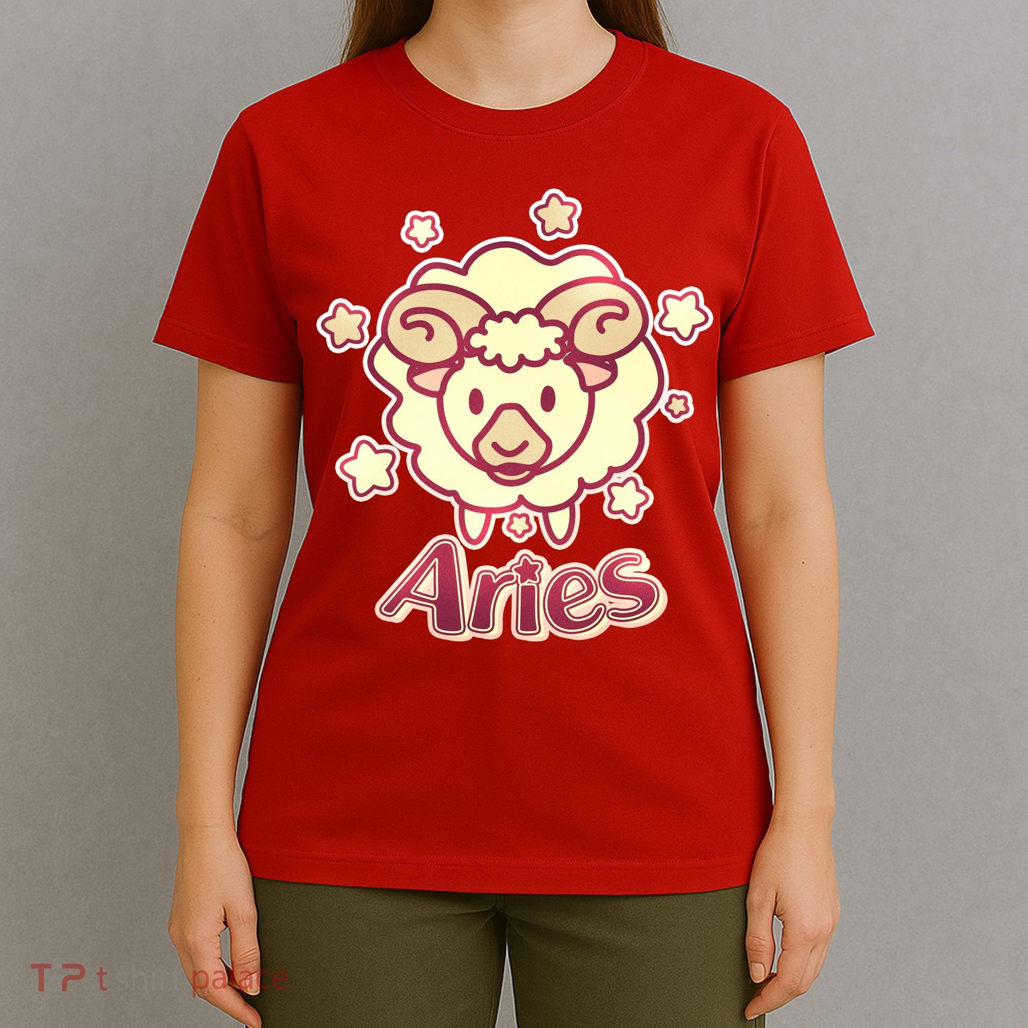 Cute Zodiac Aries Ram T-Shirt