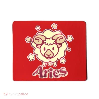 Cute Zodiac Aries Ram Mousepad