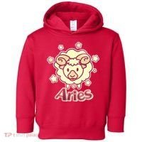 Cute Zodiac Aries Ram Toddler Hoodie thumb 0