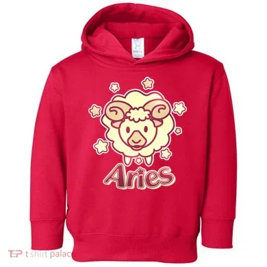 Cute Zodiac Aries Ram Toddler Hoodie