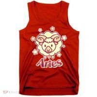 Cute Zodiac Aries Ram Tank Top thumb 0