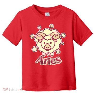 Cute Zodiac Aries Ram Toddler T-Shirt