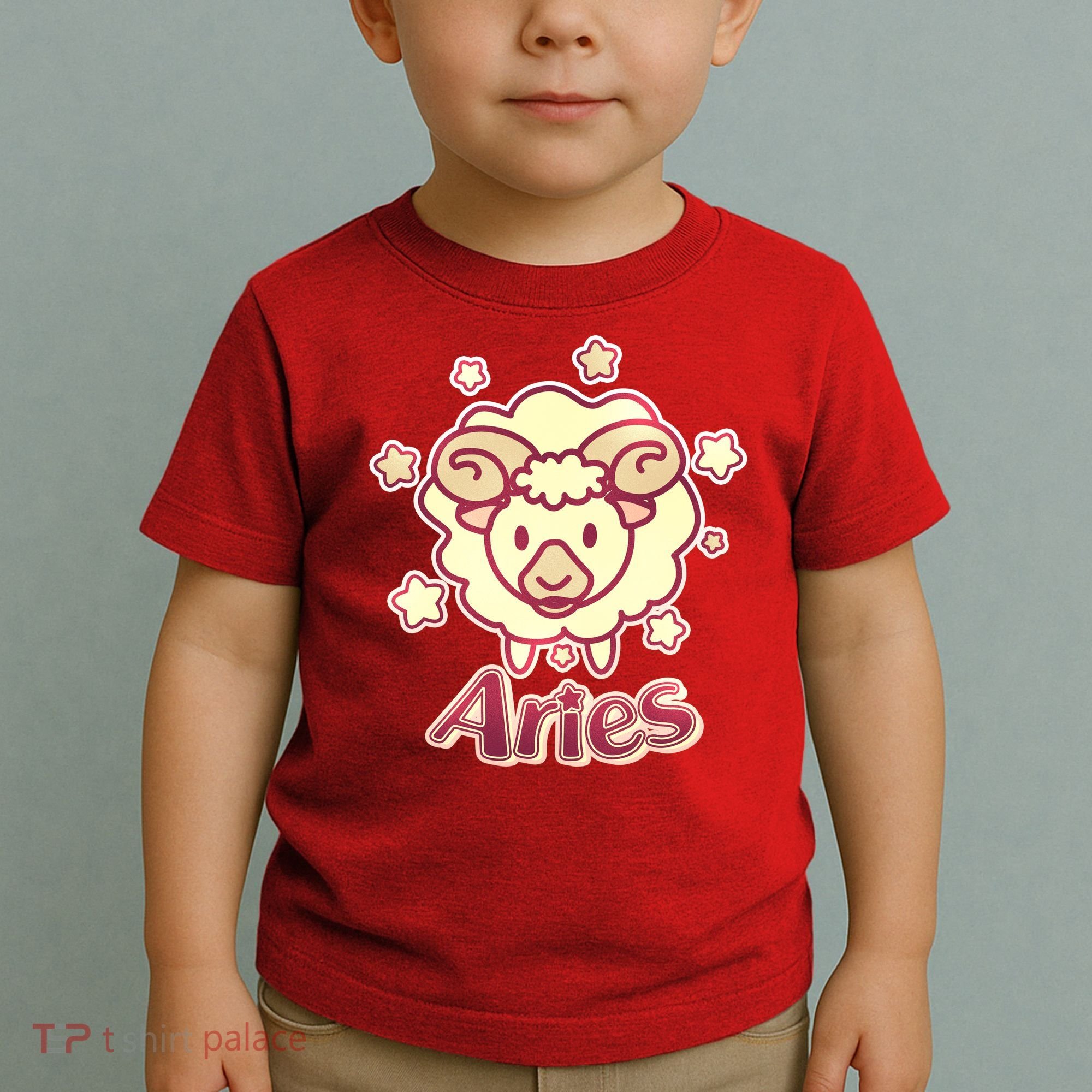 Cute Zodiac Aries Ram Toddler T-Shirt