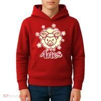 Cute Zodiac Aries Ram Kids Hoodie thumb 4