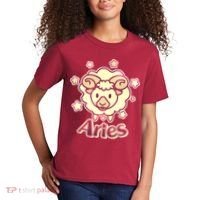 Cute Zodiac Aries Ram Kids T-Shirt thumb 2