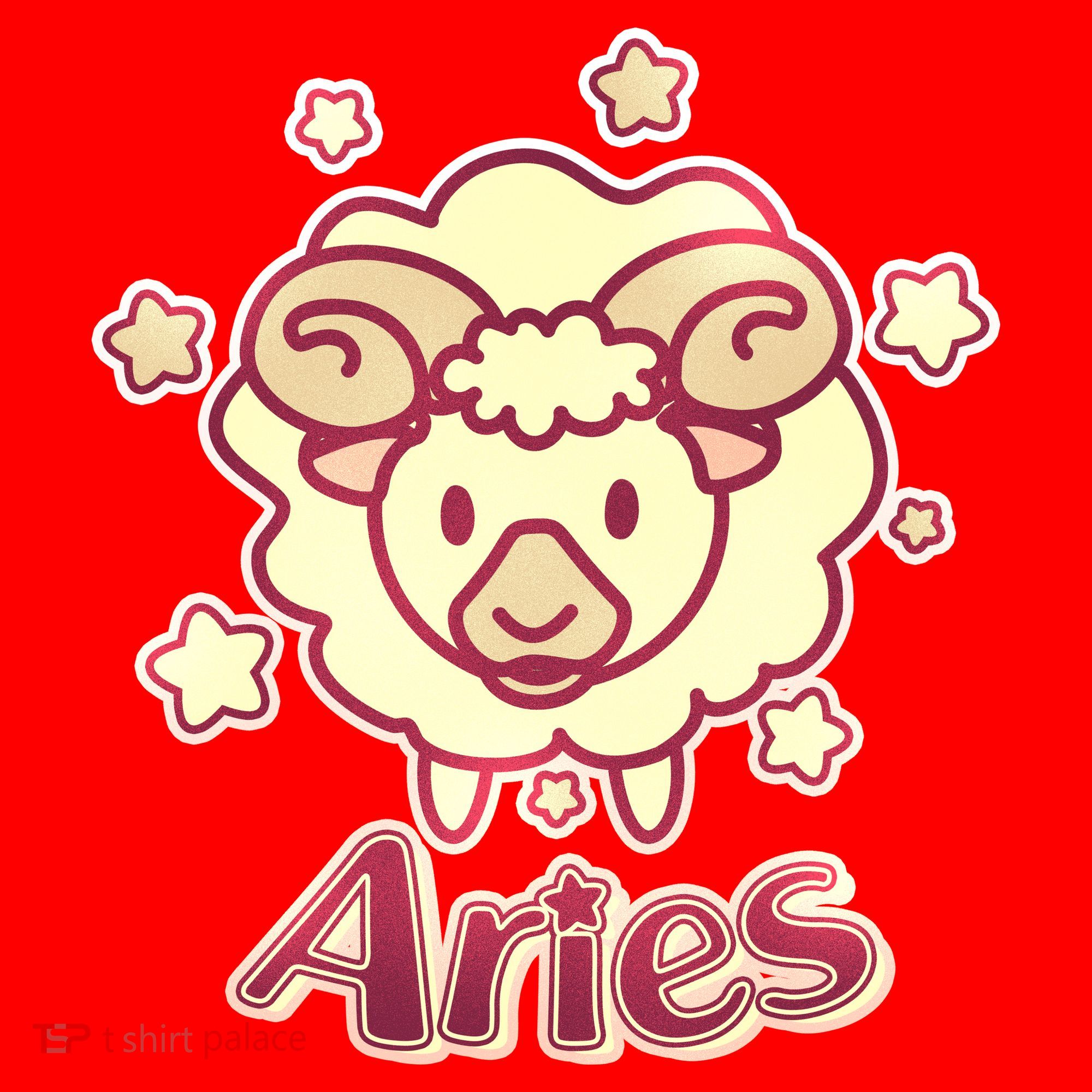 Cute Zodiac Aries Ram Kids T-Shirt
