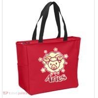 Cute Zodiac Aries Ram Tote Bag thumb 2