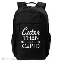 Cuter Than Cupid Funny Cute Valentines Backpack thumb 0