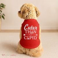 Cuter Than Cupid Funny Cute Valentines Doggie Tank thumb 2