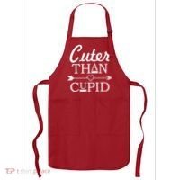 Cuter Than Cupid Funny Cute Valentines Apron thumb 0