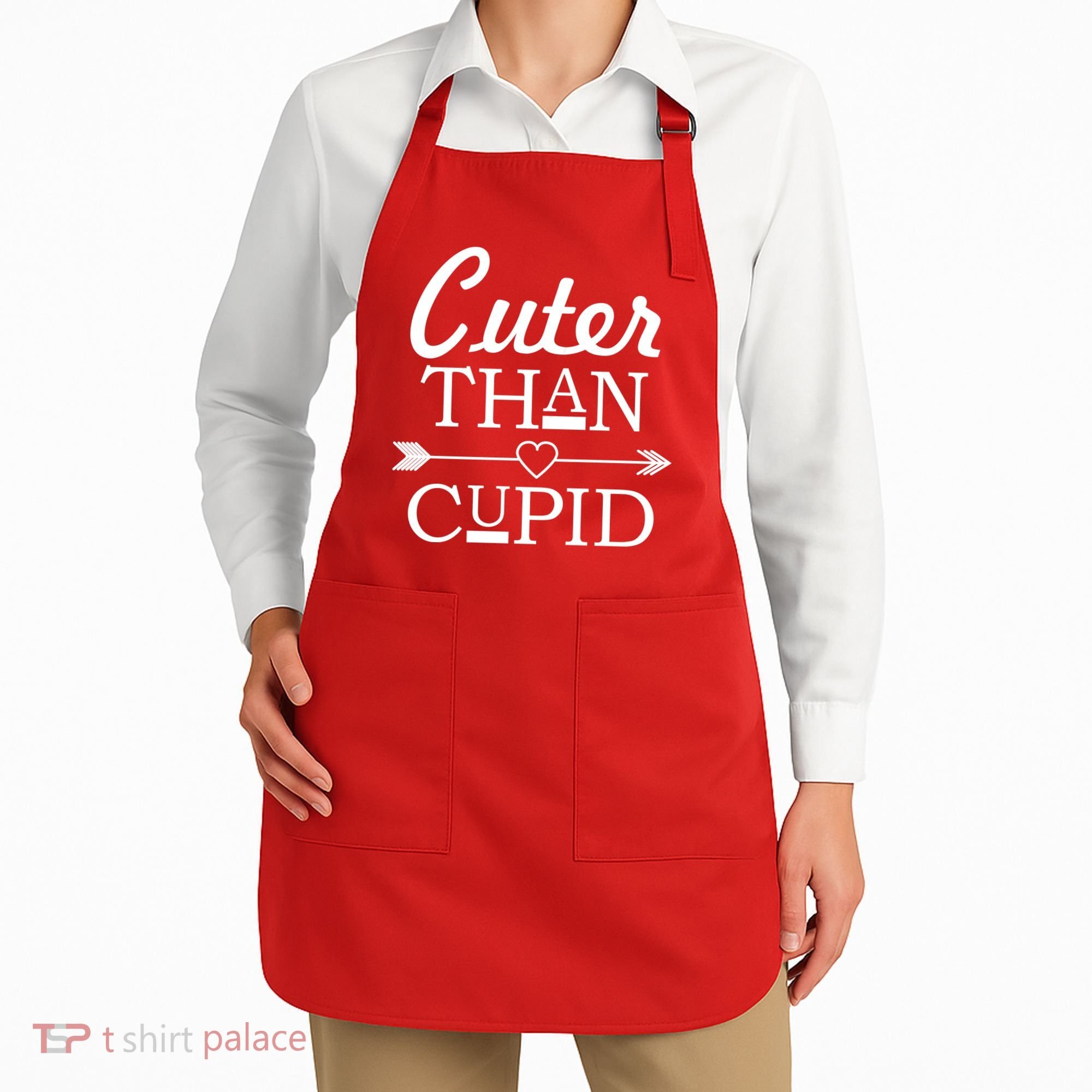 Cuter Than Cupid Funny Cute Valentines Apron