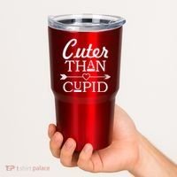 Cuter Than Cupid Funny Cute Valentines Tumbler thumb 2