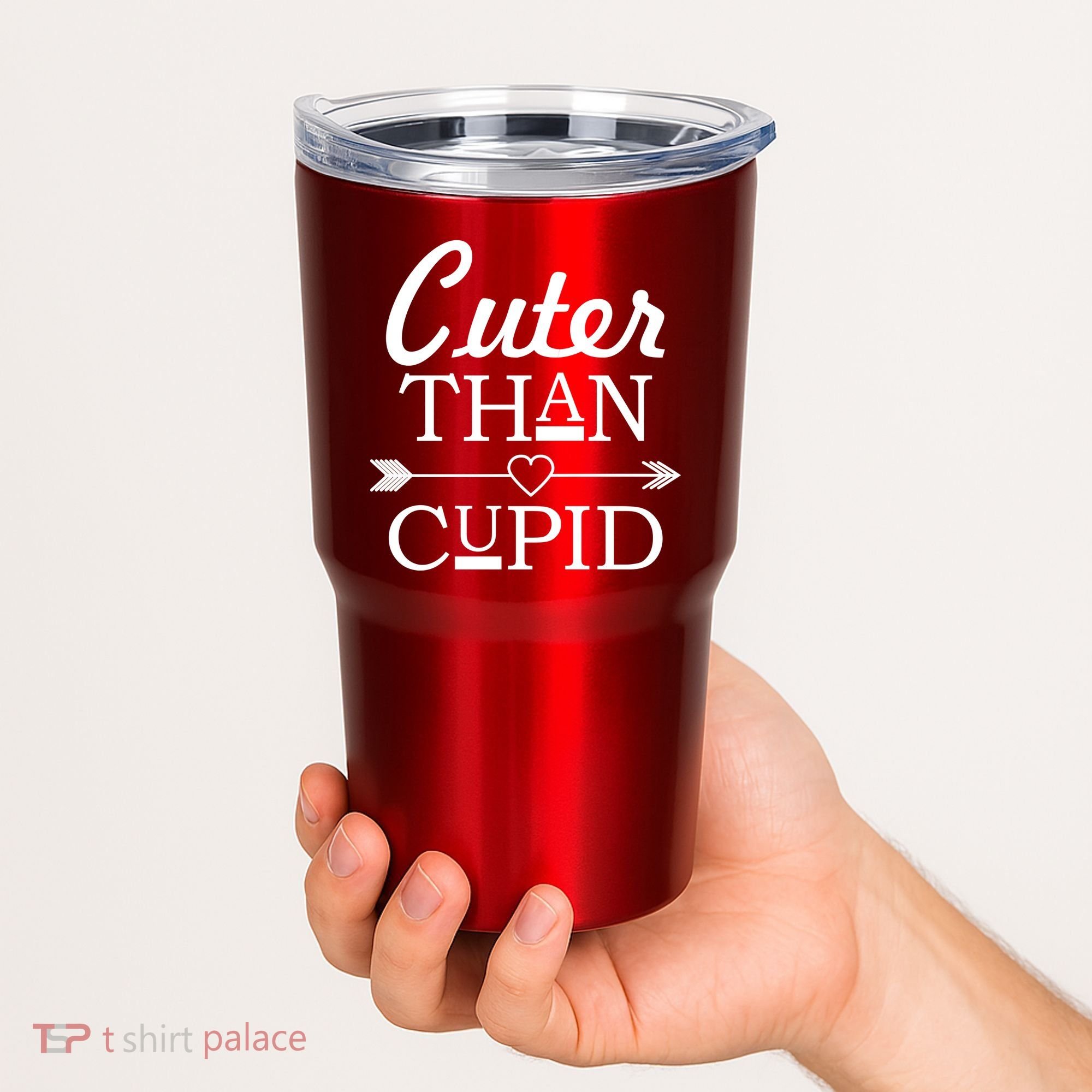 Cuter Than Cupid Funny Cute Valentines Tumbler