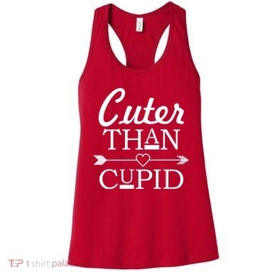 Cuter Than Cupid Funny Cute Valentines Women's Tank Top