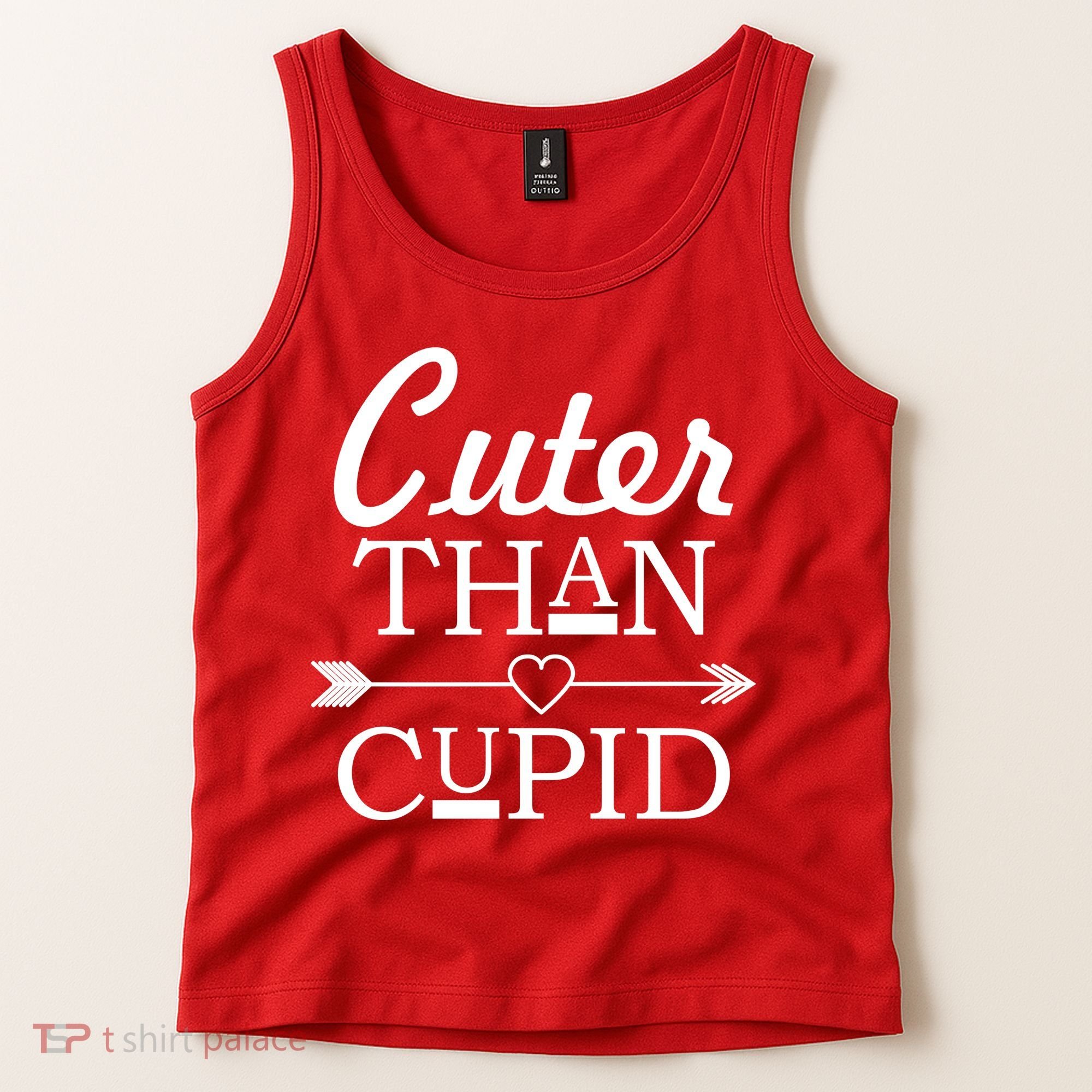 Cuter Than Cupid Funny Cute Valentines Tank Top