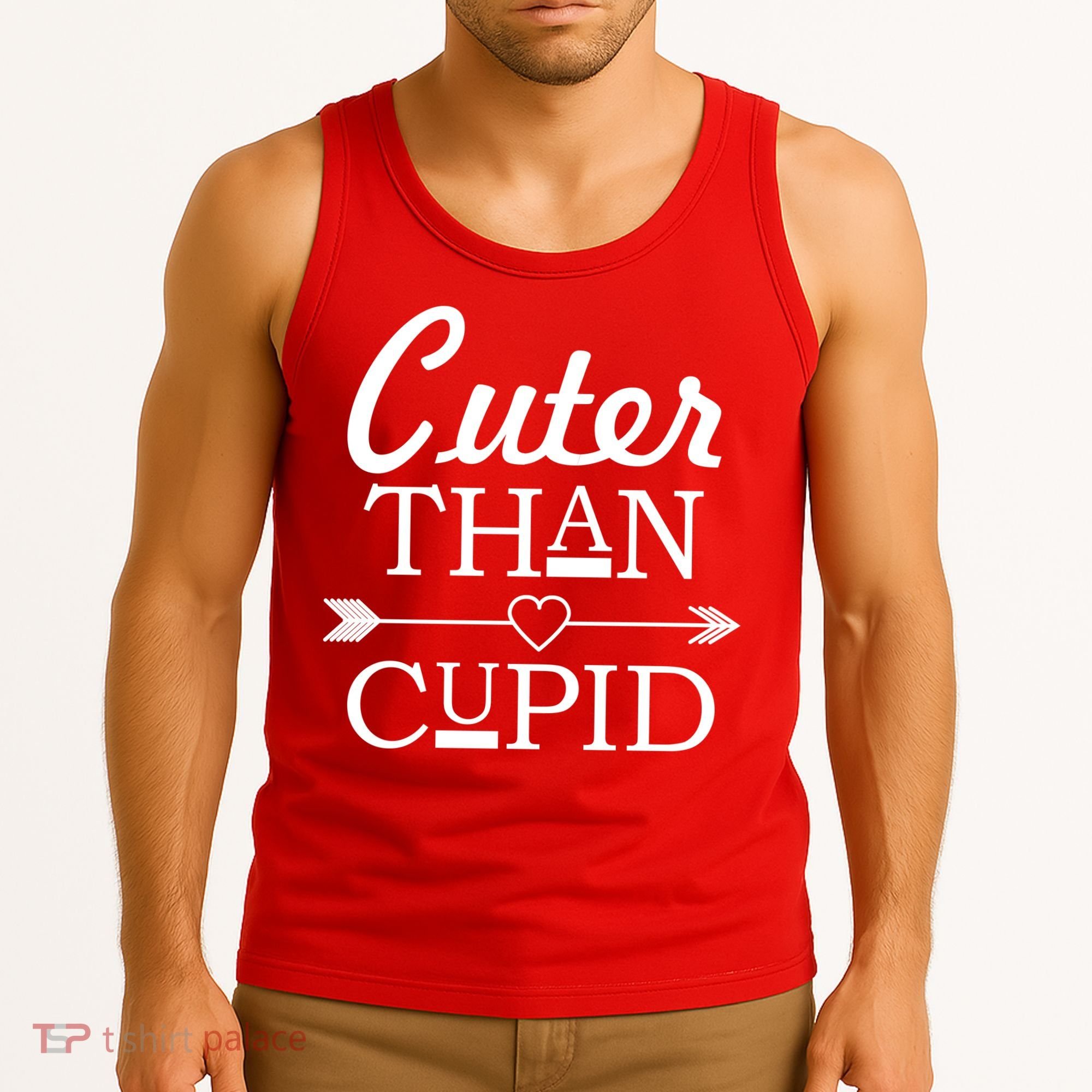 Cuter Than Cupid Funny Cute Valentines Tank Top